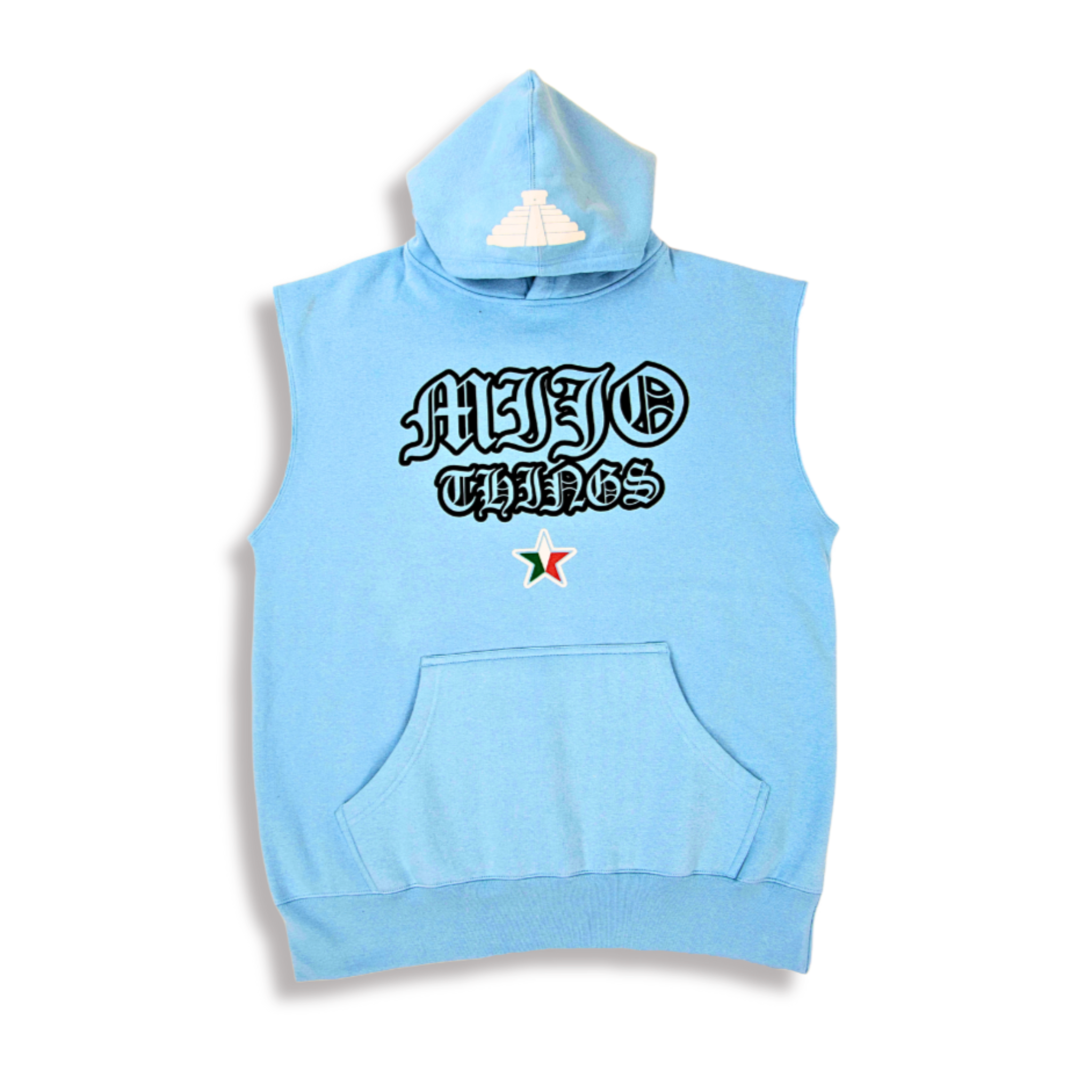 Serpiente Baby Blue “Cielo” Sleeveless Hoodie