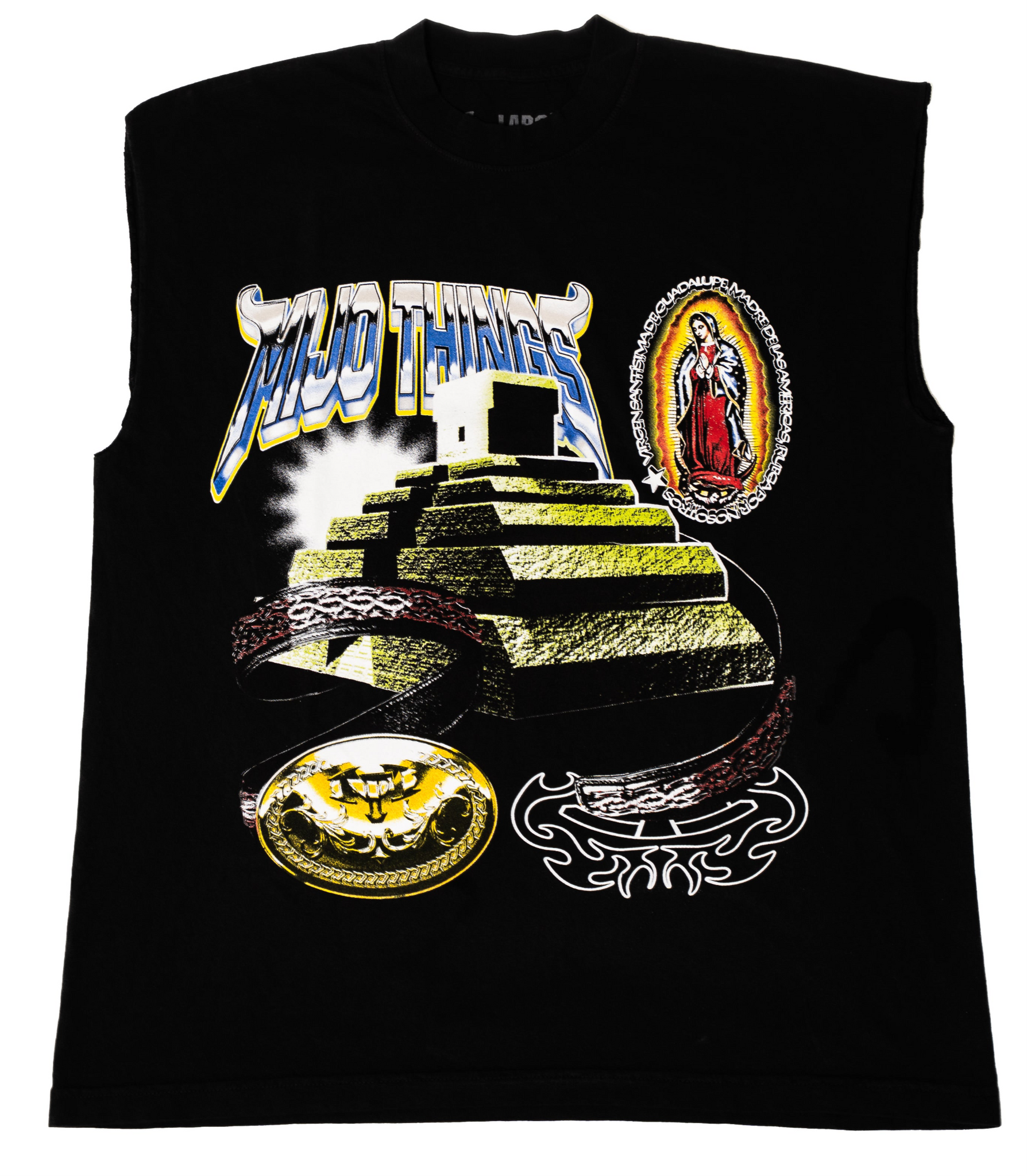 'Con Todo' Sleeveless Tee (Black)