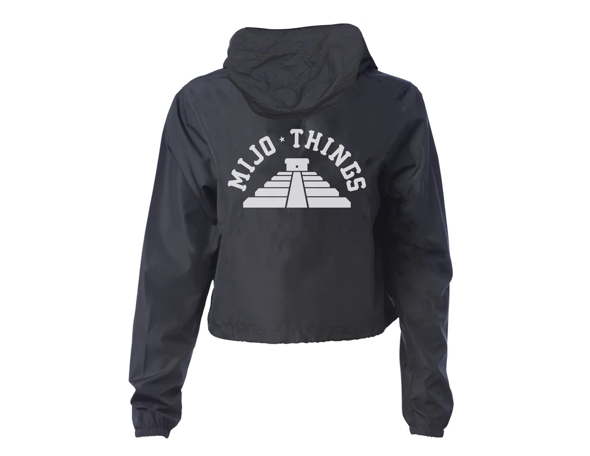 Women’s Black Windbreaker