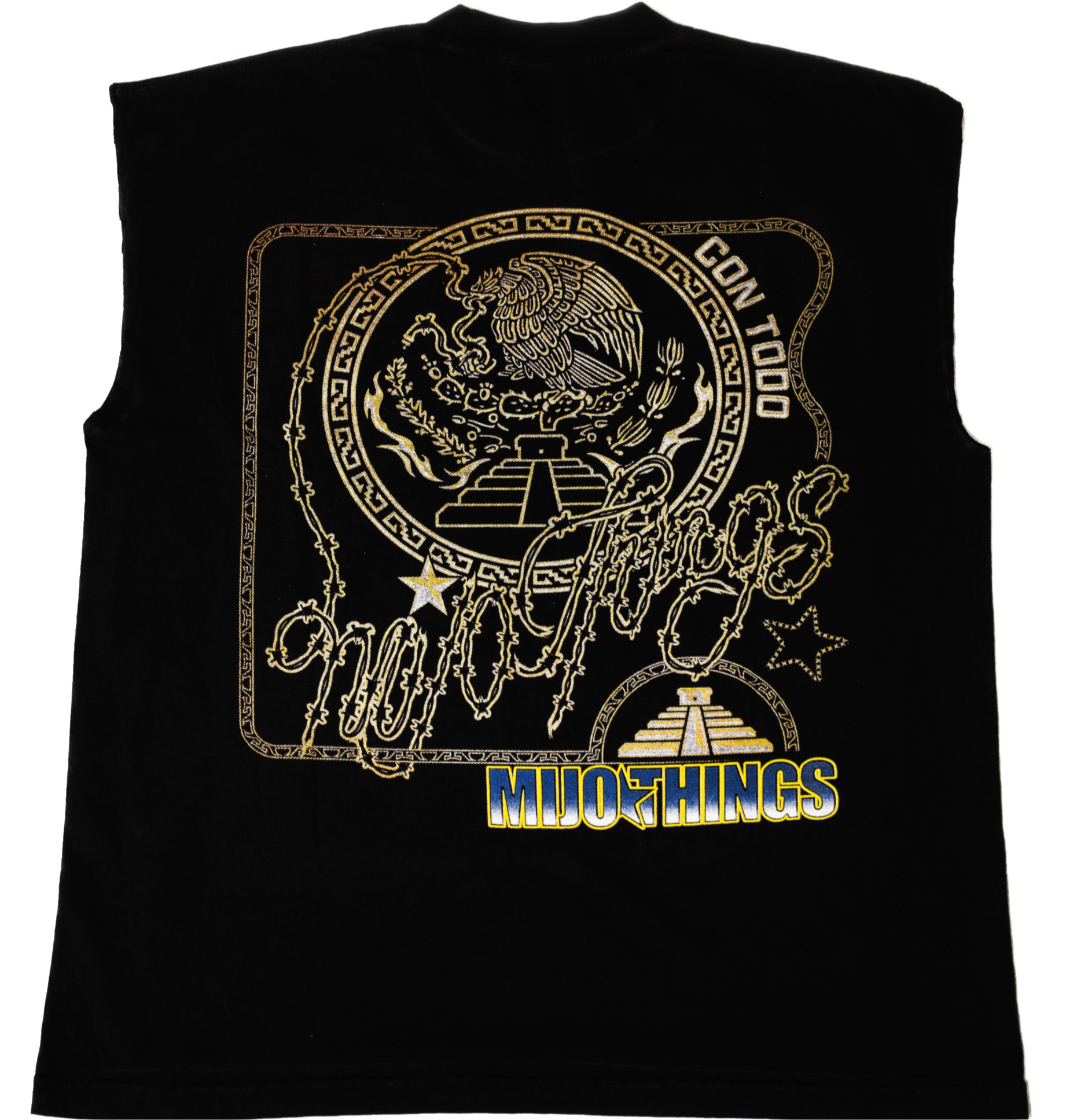 'Con Todo' Sleeveless Tee (Black)