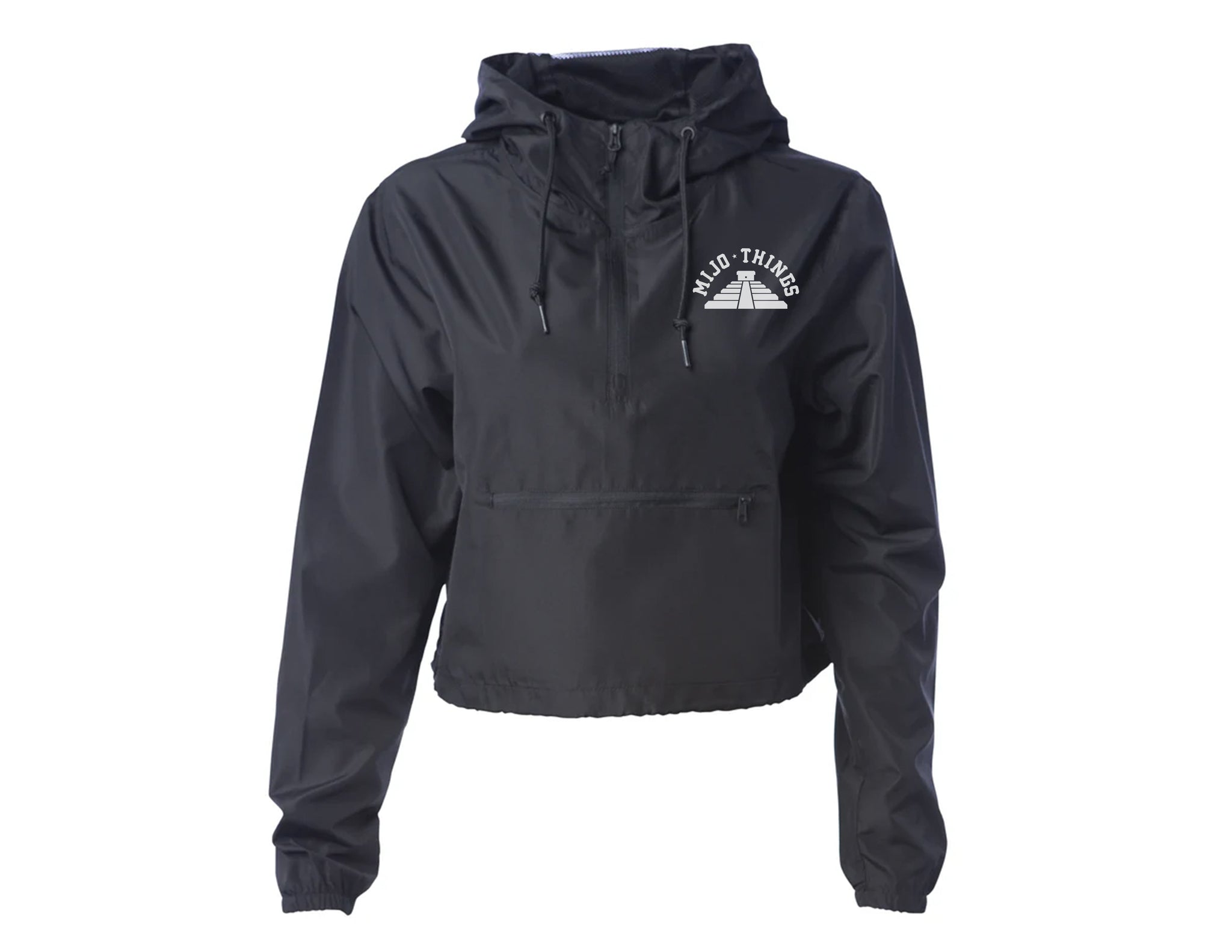 Women’s Black Windbreaker