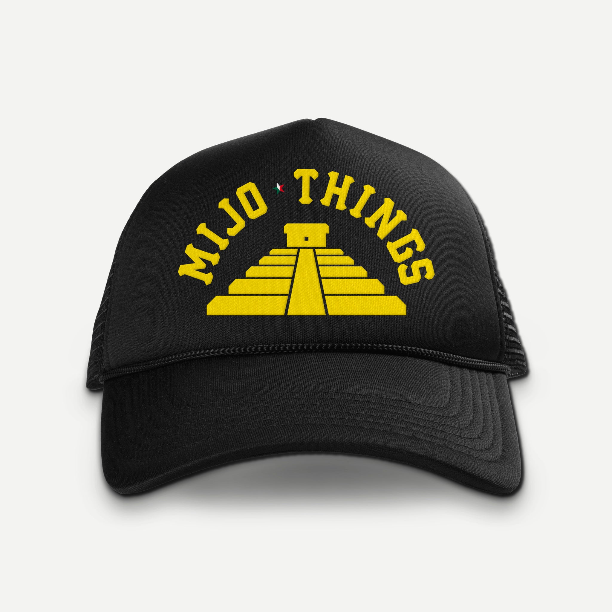 Mijo Things Black Foam Trucker