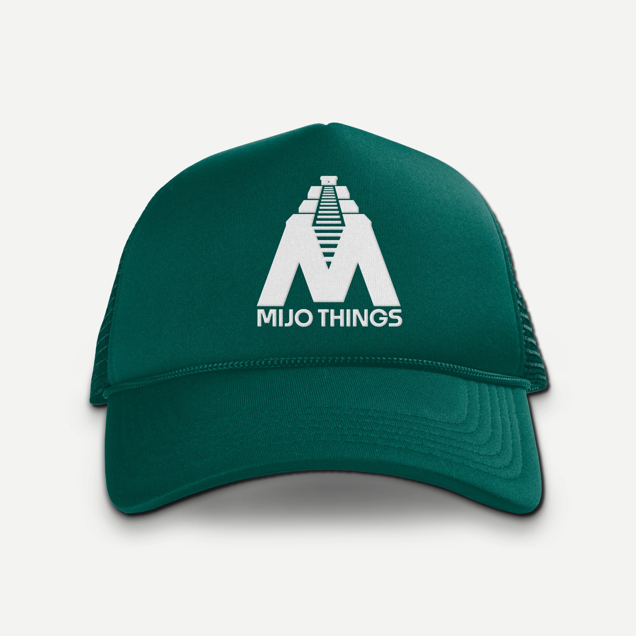 Mijo Things Green Foam Trucker